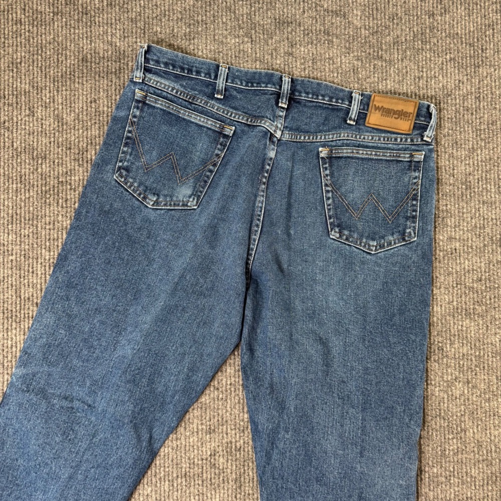 Wrangler‎ Rugged Wear Jeans Mens 40x29 Blue Denim Cowboycore Western Workwear